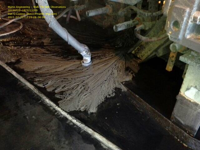 為解決傳送帶上的回運(yùn)物料問(wèn)題，技術(shù)人員安裝了 CleanScrape? 清掃器。(圖1)